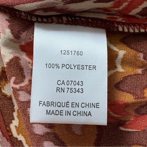 NWT Cupcakes &‎ Cashmere Women's Button-Down Blouse Size L - Picture 8 of 8